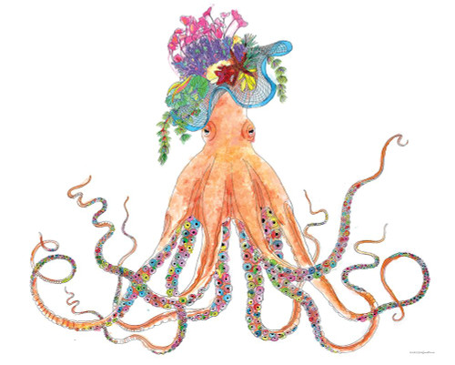 Below the Coral Reef Poster Print - Kreations Kamdon