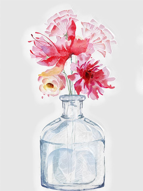Watercolor Flowers 2 Poster Print - Jesse Keith