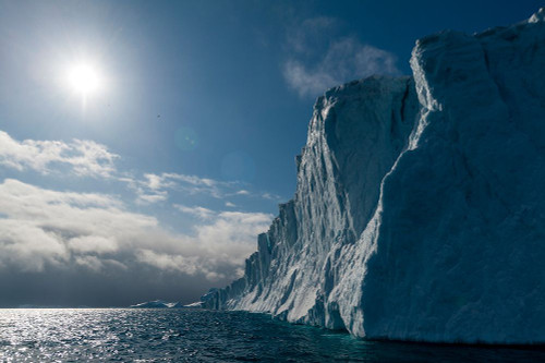 Icebergs in Ilulissat Icefjord-a UNESCO World Heritage Site-Ilulissat-Greenland Poster Print - Sergio Pitamitz