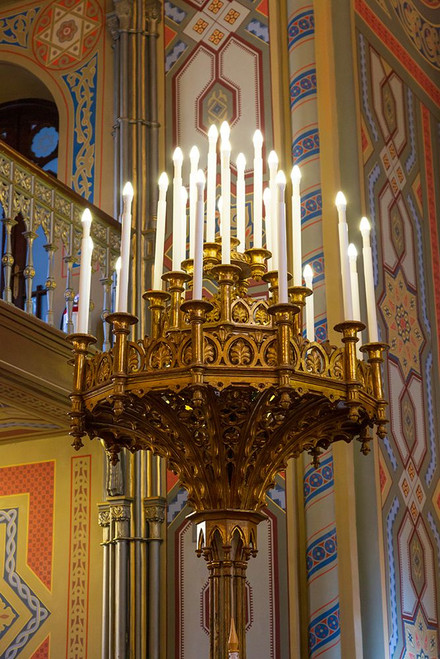 Romania-Bucharest-Choral Temple Synagogue Interior of Jewish temple Poster Print - Emily M. Wilson
