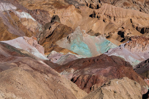 The Artists Palette in the Death Valley National Park California-USA Poster Print - Sergio Pitamitz
