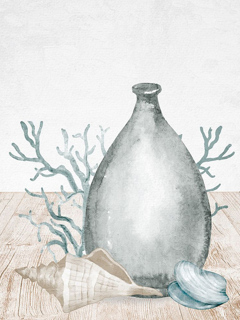 Sea Glass Shells 2 V2 Poster Print - Kimberly Allen