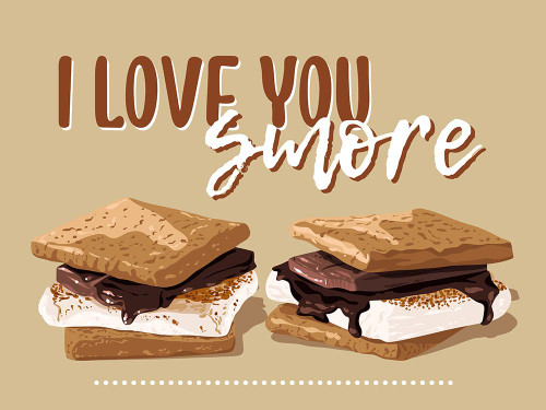 I Love You Smore Poster Print - Kimberly Allen