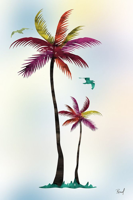 Tropical Palms 2 Poster Print - Renel Peters