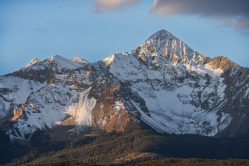 USA-Colorado-Uncompahgre National Forest Wilson Peak at sunrise Poster Print - Gallery Jaynes