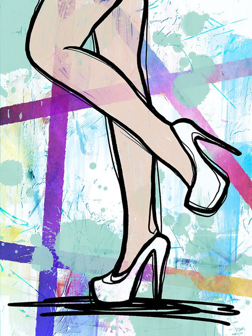 Walking Heels Poster Print - Marcus Prime