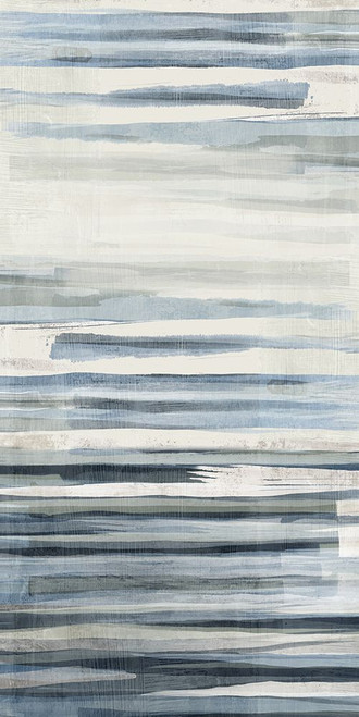 Watercolour Blue Lines III Poster Print - Emma Peal