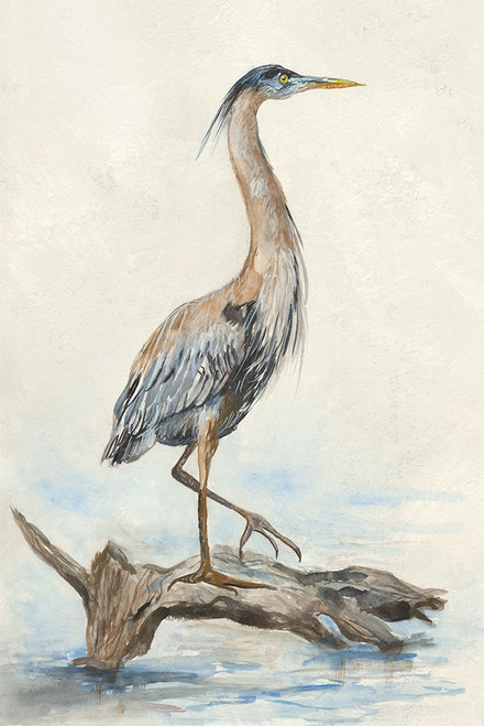 Tranquil Heron Poster Print - Q Jacob