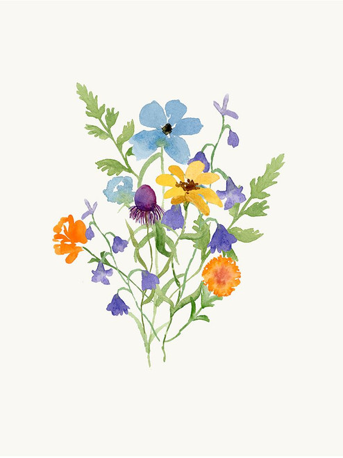 Pretty Bouquet 1 Poster Print - Rose Design Corinne