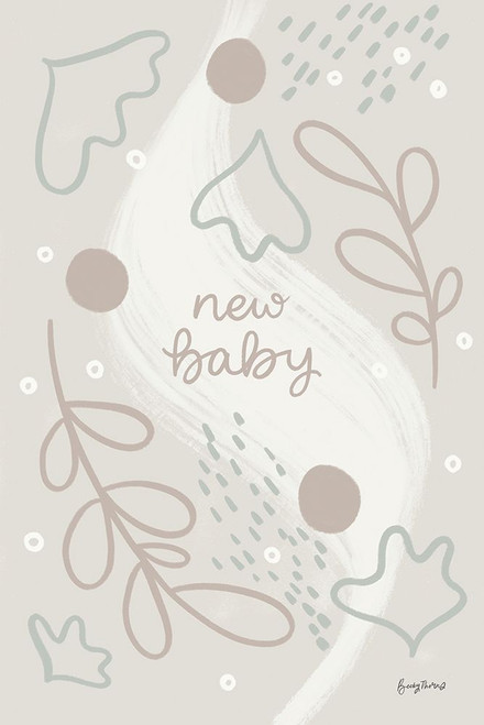 New Baby IV Neutral Poster Print - Becky Thorns