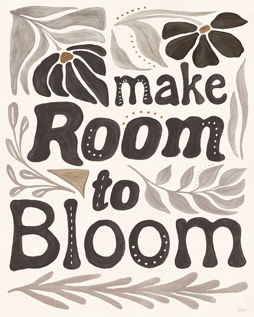 Modern Petals VII Neutral Poster Print - Veronique Charron