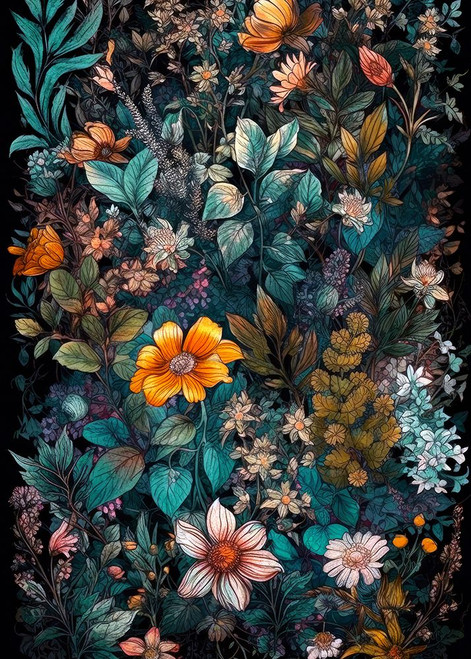 Botanical Fusion 2 Poster Print - Justyna Jaszke