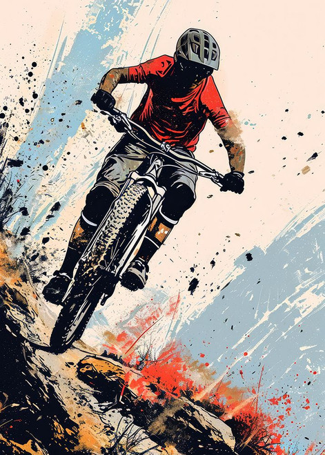 Sport Cycler 13 Poster Print - Justyna Jaszke