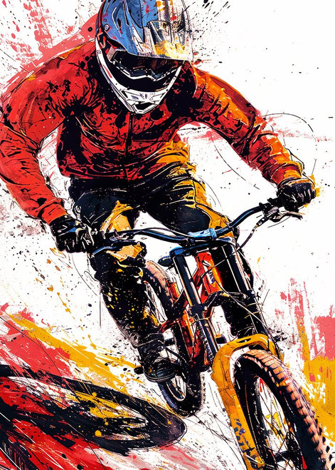 Sport Cycler 5 Poster Print - Justyna Jaszke