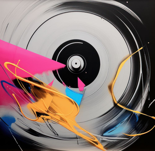 Vinyl Vibes 1 Poster Print - Irena Orlov