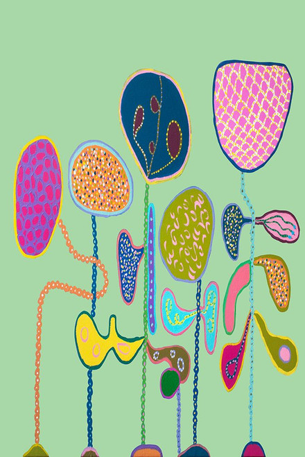 Bliss Green Poster Print - Helen Joynson