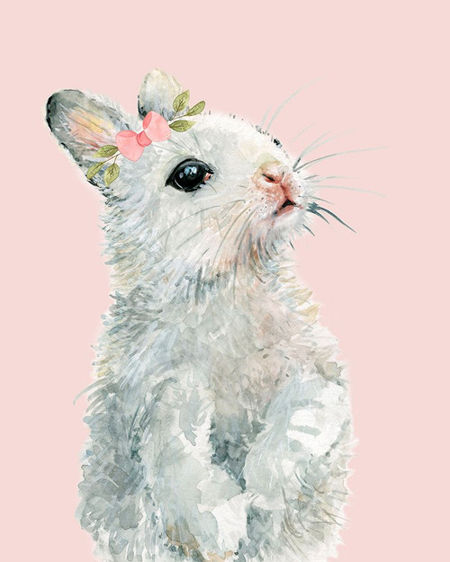 Bunny Dressed Up Poster Print - Carol Robinson