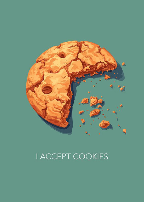 I Accept Cookies Poster Print - Andreas Magnusson