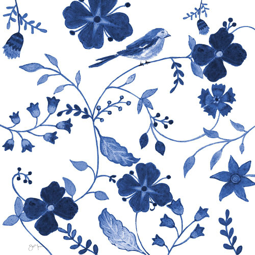 Jacobean Songbird II Poster Print - Janet Tava