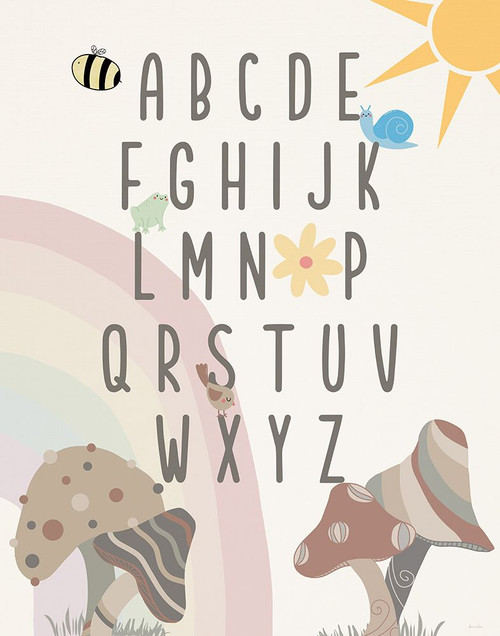 Garden Magic Alphabet Poster Print - Daniela Santiago