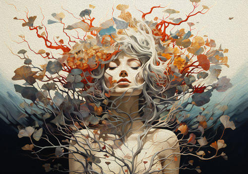 Tree Lady One Poster Print - Andreas Magnusson