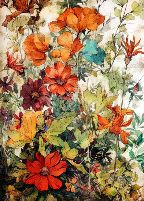 Meadow flowers 34 Poster Print - Justyna Jaszke