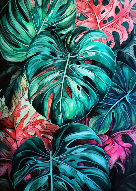 Nature Leaves 42 Poster Print - Justyna Jaszke