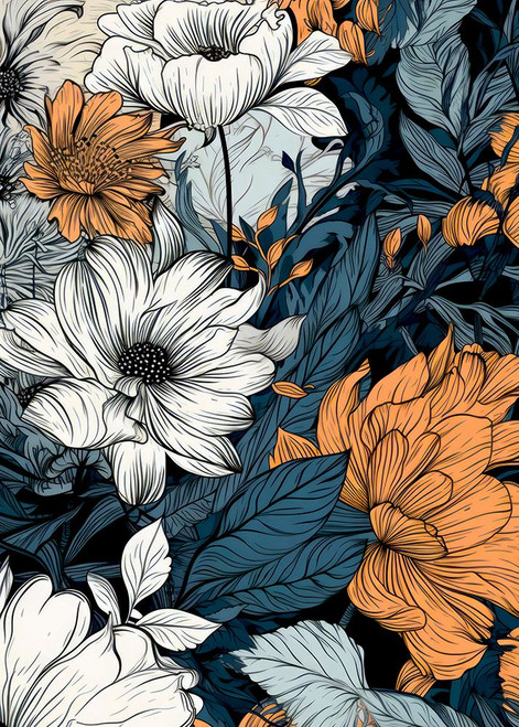 Meadow flowers 24 Poster Print - Justyna Jaszke