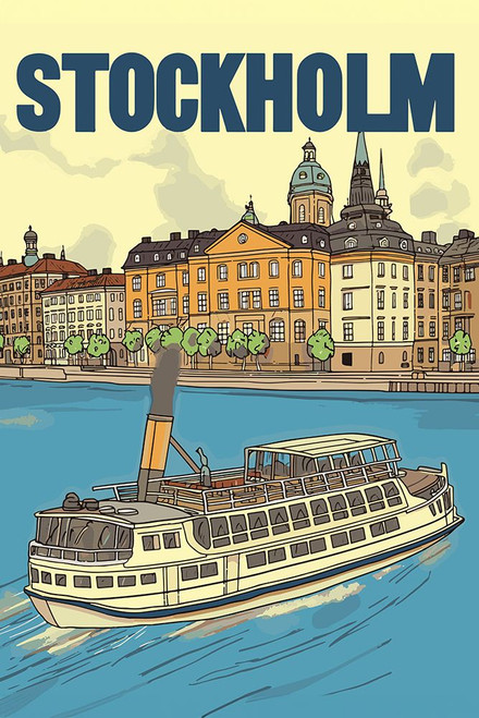 Stockholm Poster Print - Andreas Magnusson