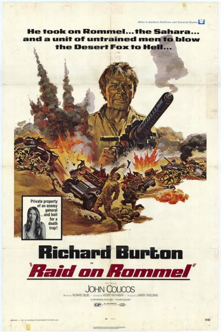 Raid on Rommel Movie Poster Print (27 x 40) - Item # MOVGH4709