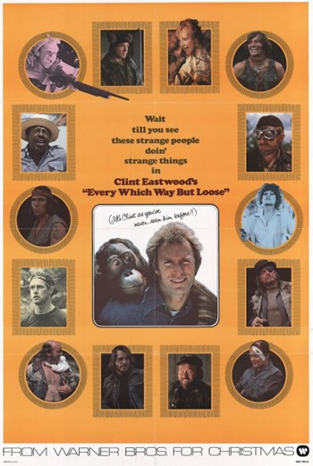 Every Which Way But Loose Movie Poster (11 x 17) - Item # MOV193170
