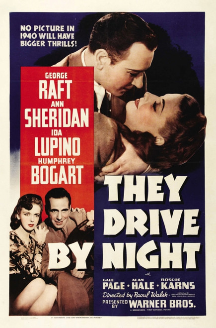 They Drive by Night Movie Poster Print (27 x 40) - Item # MOVII1260