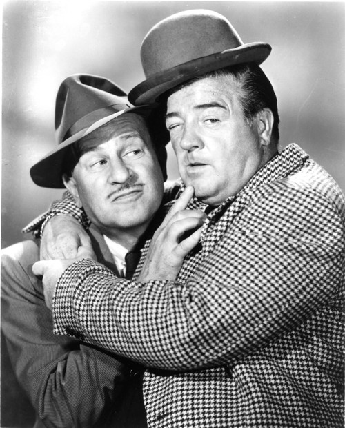 Abbott & Costello in Suit hugging Photo Print - Item # VARCEL680736