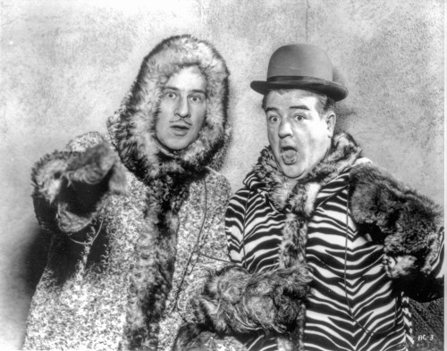 Abbott & Costello in Winter Wear Photo Print - Item # VARCEL680738