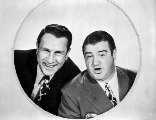 Abbott & Costello smiling Inside the Circle in Classic Portrait Photo Print - Item # VARCEL680758