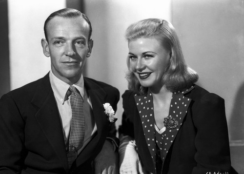 Fred Astaire and Ginger Rogers Couple having a Conversation Photo Print - Item # VARCEL680814