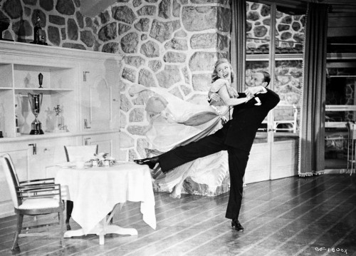 Fred Astaire and Ginger Rogers Dancing in Gown and Suit Photo Print - Item # VARCEL680815