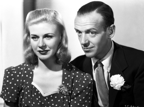 Fred Astaire and Ginger Rogers Head Shot Portrait Photo Print - Item # VARCEL680822