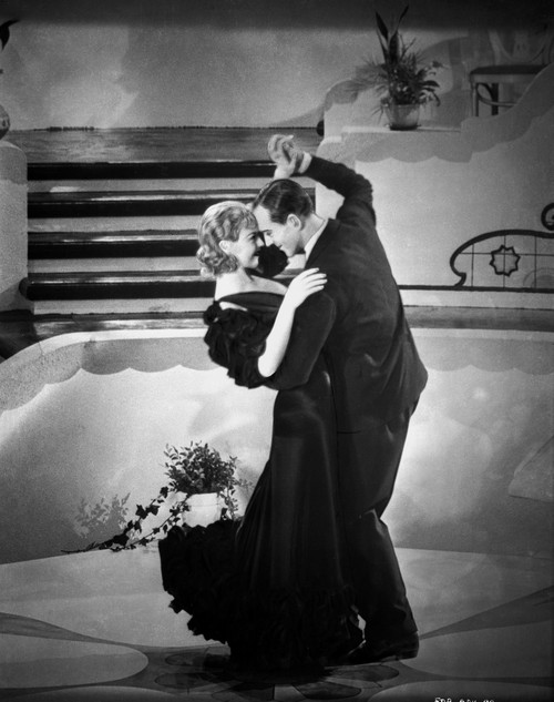 Fred Astaire and Ginger Rogers Dancing Very Close to Each Other Photo Print - Item # VARCEL680824