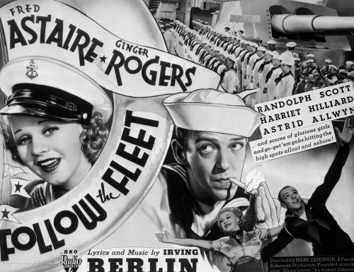 Fred Astaire and Ginger Rogers as Lovers in Follow the Fleet Film Poster Photo Print - Item # VARCEL680832