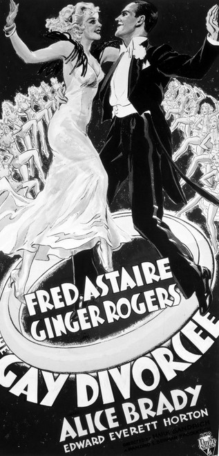 Fred Astaire and Ginger Rogers Black and White Gay Divorcee Poster Photo Print - Item # VARCEL680840