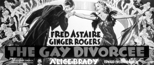 Fred Astaire and Ginger Rogers in The Gay Divorcee Film Poster Photo Print - Item # VARCEL680842
