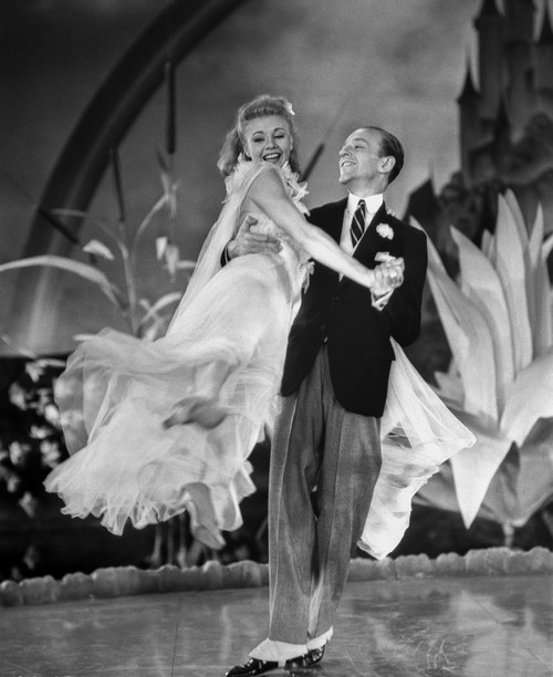 Fred Astaire and Ginger Rogers Dancing in Formal Attire Photo Print - Item # VARCEL680860