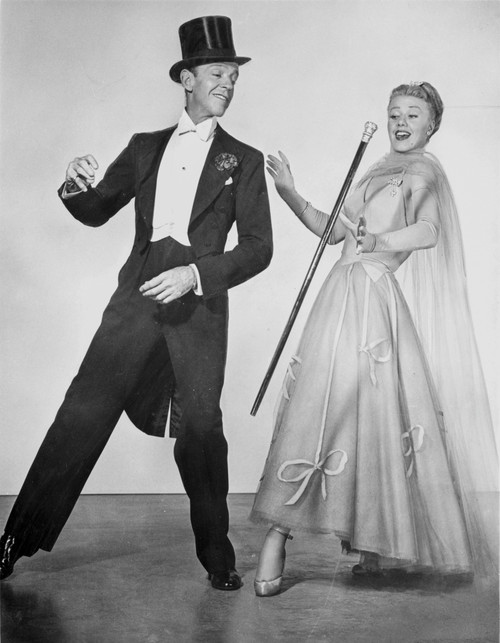 Fred Astaire and Ginger Rogers dancing with top hat and cane Photo Print - Item # VARCEL680883