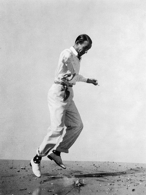 Fred Astaire Leaping in Black and White Photo Print - Item # VARCEL680902