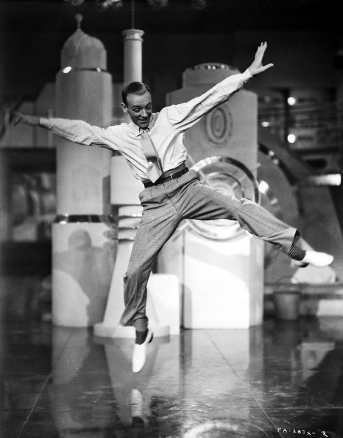 Fred Astaire Dancing and Leaping Photo Print - Item # VARCEL680904