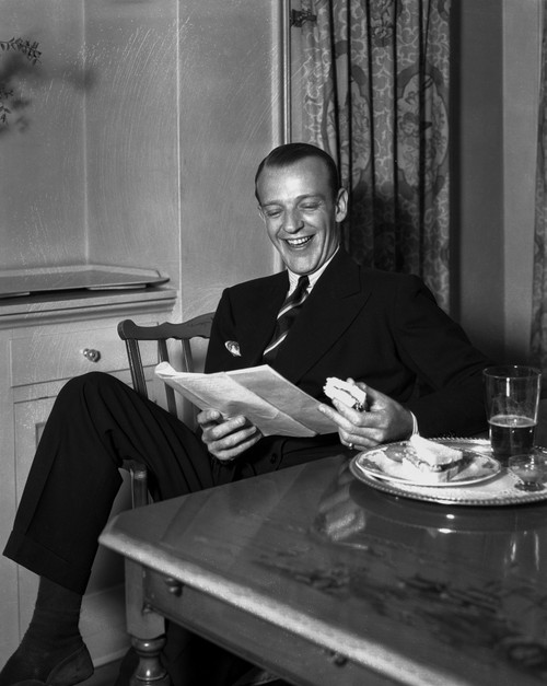 Fred Astaire laughing in Suit Photo Print - Item # VARCEL680946