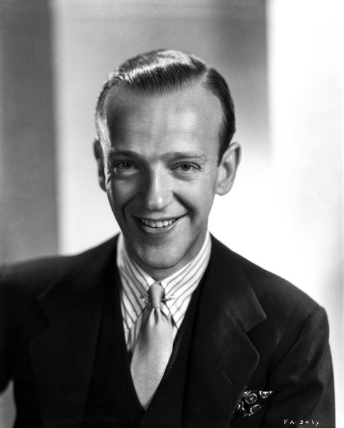 Fred Astaire smiling in Formal Attire with Gray Background Photo Print - Item # VARCEL680951