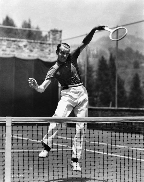Fred Astaire Playing Tennis in White Shoes Photo Print - Item # VARCEL680989