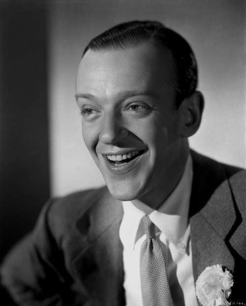 Fred Astaire smiling in Black and White Photo Print - Item # VARCEL681002